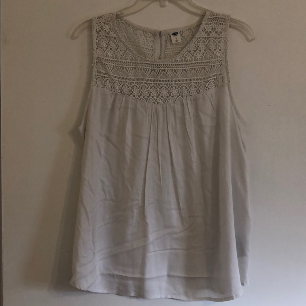Old navy white tank top
